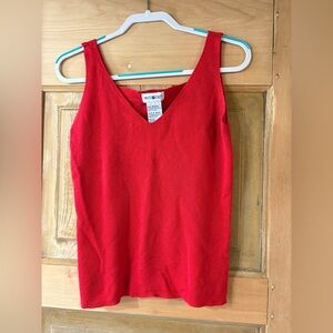 Vintage White Stag Vibrant Red Sweater Tank